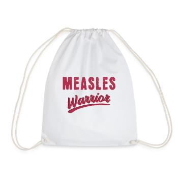 Plaintes de combattants de la rougeole - Sac de sport léger - blanc - Devant