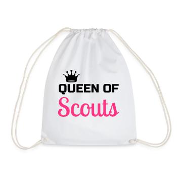 scout / scouting / scoutisme / guide - Sac de sport léger - blanc - Devant