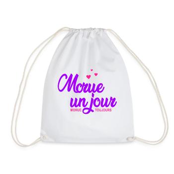morue un jour morue toujours - Turnbeutel - Weiß - Vorne