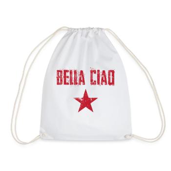 nice hello - Drawstring Bag - white - Front