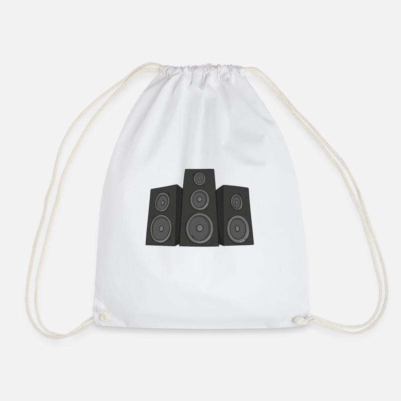 Speakers - Drawstring Bag - white