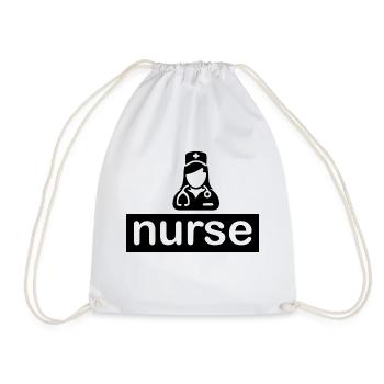 Nurse Krankenschwester Doktor - Turnbeutel - Weiß - Vorne