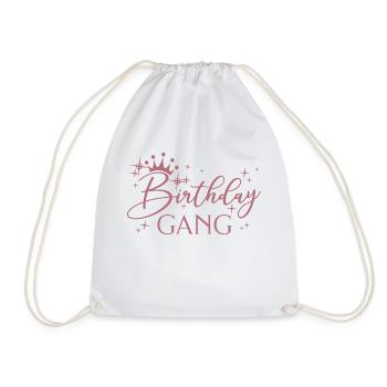 Geburtstag Gang Matching Gruppe Geburtstagsfeier Geschenk - Turnbeutel - Weiß - Vorne