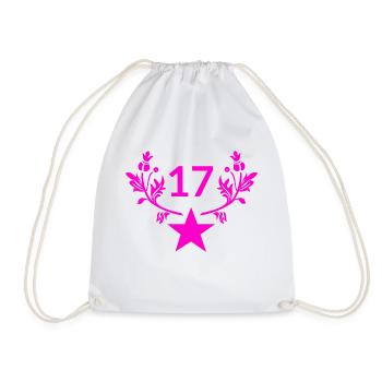 Birthday - Drawstring Bag - white - Front