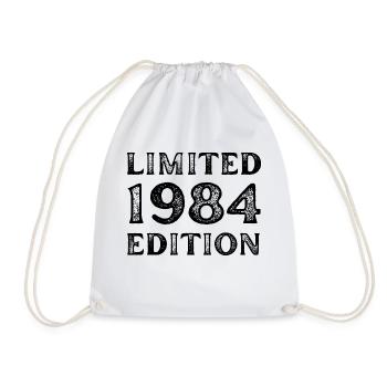 1984 LIMITED EDITION ANNIVERSAIRE METAL FER GRIS - Sac de sport léger - blanc - Devant