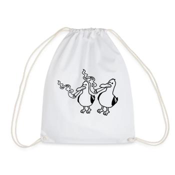Amis 2 Mouettes Stoner - Sac de sport léger - blanc - Devant
