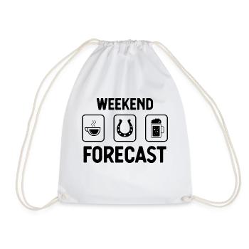 Weekend forecast 2 - (2) - Drawstring Bag - white - Front