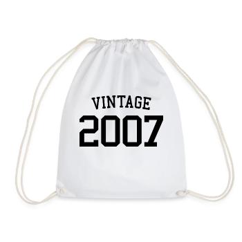 Millésime 2007 - 16 ans, 16ème anniversaire adolescents - Sac de sport léger - blanc - Devant