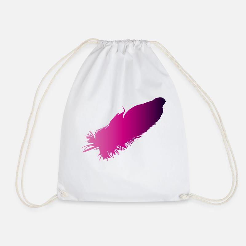Spring - Drawstring Bag - white