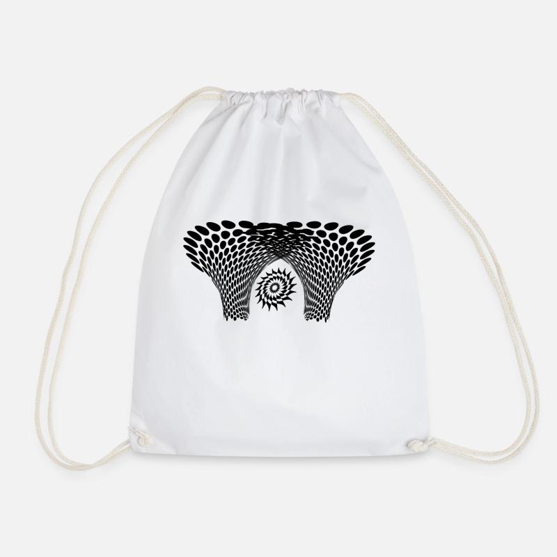 Star - Drawstring Bag - white