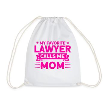 Lawyer Lawyer Lawyer Lawyer Gift - Drawstring Bag - white - Front