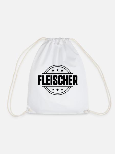 Fleischer Beruf - Turnbeutel - Weiß