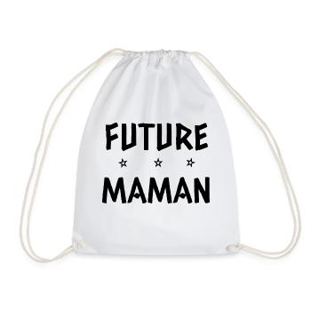 Future maman - Sac de sport léger - blanc - Devant