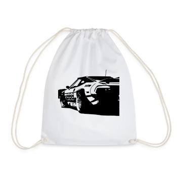 CAR - Drawstring Bag - white - Front