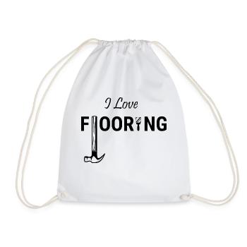 Craftsman Handyman Craft Tool Construction Site - Drawstring Bag - white - Front
