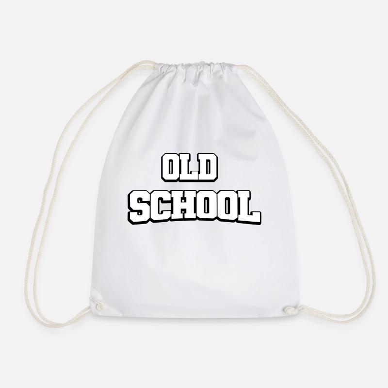 Old School Design - Turnbeutel - Weiß