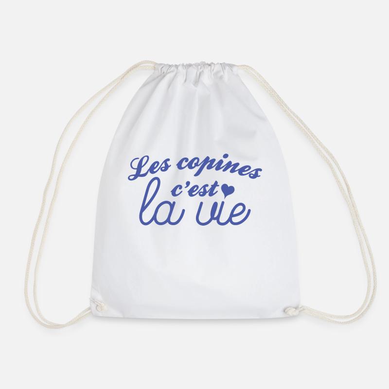 Les Copines c'est La Vie - Sac de sport léger - blanc