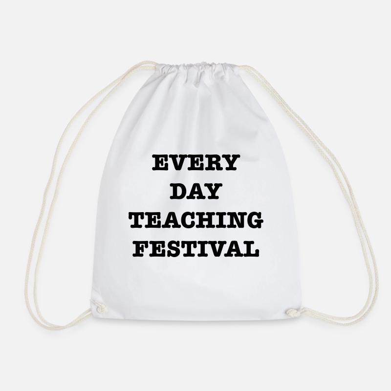 EveryDayTeachingFest - Drawstring Bag - white
