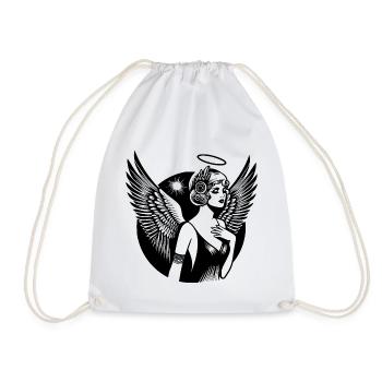 Angel Guardian Angel - Drawstring Bag - white - Front