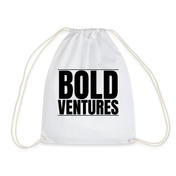 bday birthday strategy birthday present idea - Drawstring Bag - white - Front