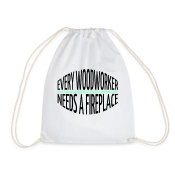 Abatteur d’arbres Amériques - Sac de sport léger - blanc - Devant