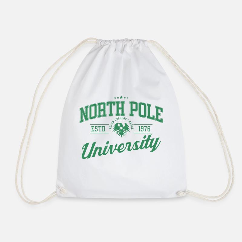 Northpole University - Turnbeutel - Weiß