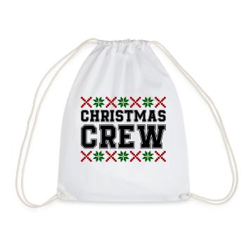 Christmas Crew Christmas - Drawstring Bag - white - Front
