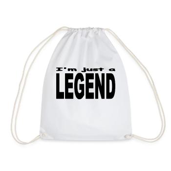 I'm Just a Legend - Drawstring Bag - white - Front