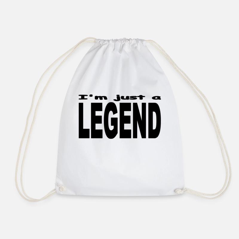 Ich bin nur eine Legende - Turnbeutel - Weiß
