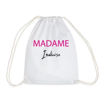 madame indecise - Sac de sport léger - blanc - Devant