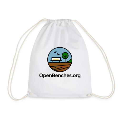 Open Benches Logo - Drawstring Bag