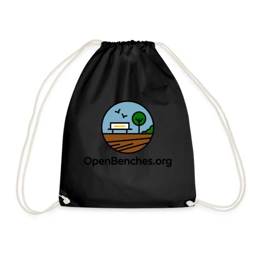 Open Benches Logo - Drawstring Bag