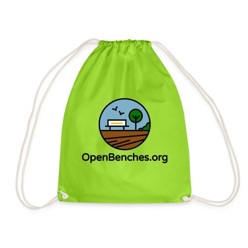 Open Benches Logo - Drawstring Bag