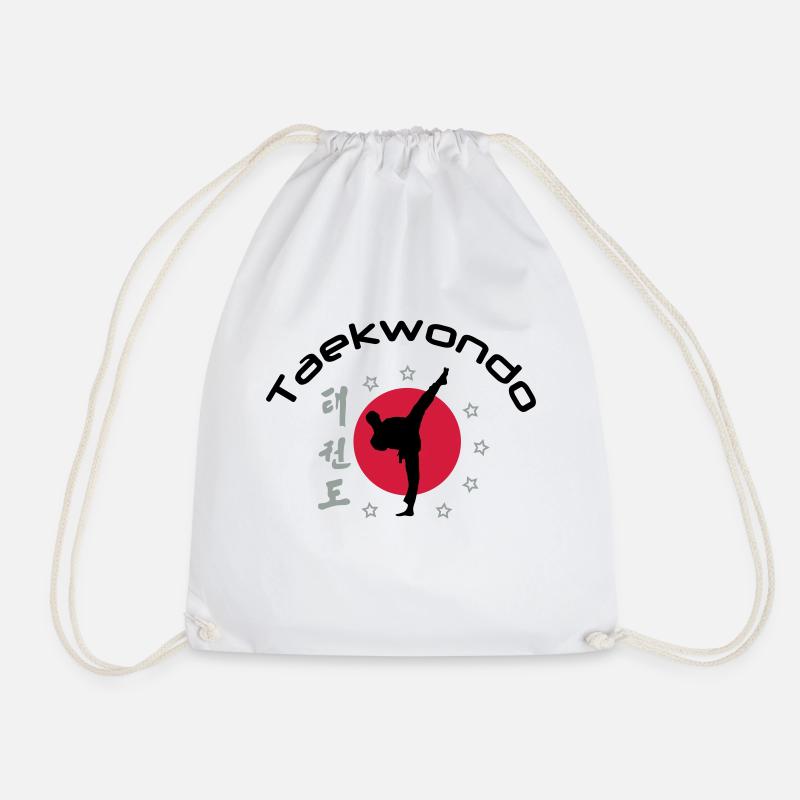 taekwondo_3 - Turnbeutel - Weiß
