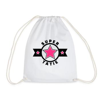 super tatie (.4) - Sac de sport léger - blanc - Devant