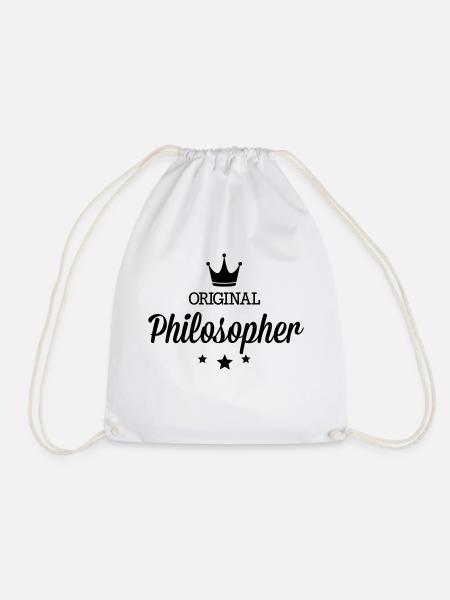 Original drei Sterne Deluxe Philosoph - Turnbeutel - Weiß
