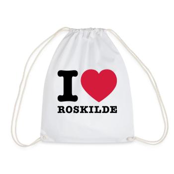 I Love Roskilde 2 - Turnbeutel - Weiß - Vorne
