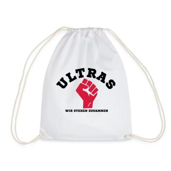 ULTRAS | Zusammen stehen - Turnbeutel - Weiß - Vorne