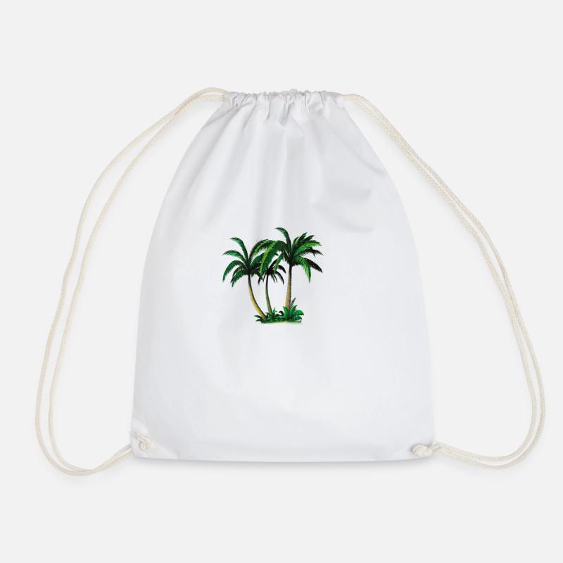 palms - Turnbeutel - Weiß
