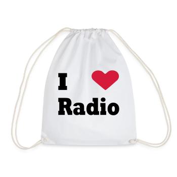 I love radio - Sac de sport léger - blanc - Devant