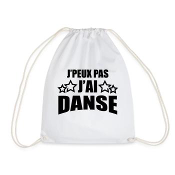 j'peux pas j'ai danse - Sac de sport léger - blanc - Devant