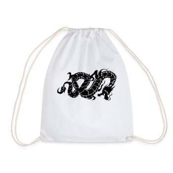 chinese dragon - Sac de sport léger - blanc - Devant