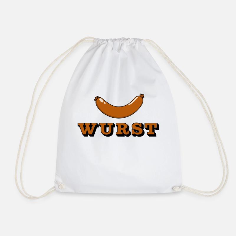 Wurst - Turnbeutel - Weiß