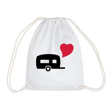 camping_love - Sac de sport léger - blanc - Devant