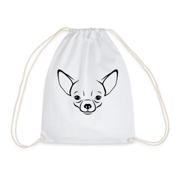 Chihuahua - Sac de sport léger - blanc - Devant