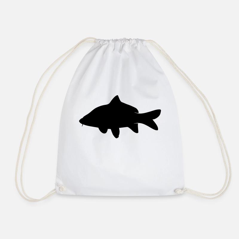 as3_carp - Drawstring Bag - white