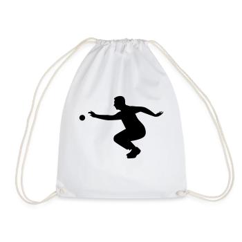 Boule - Drawstring Bag - white - Front