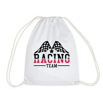 racing_team_ri2 - Turnbeutel - Weiß - Vorne