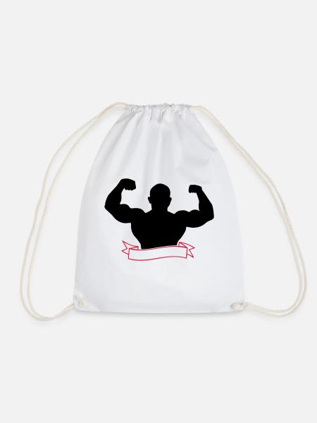 Bodybuilder - Sac de sport léger - blanc