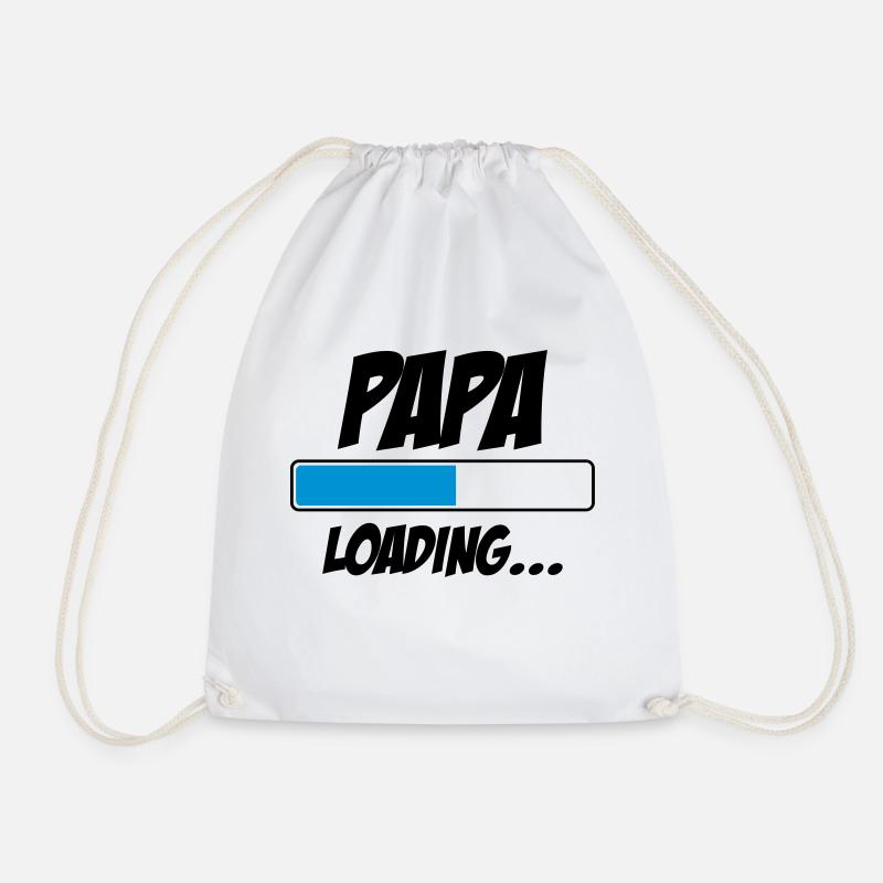 Papa Loading... | Bébé | Naissance | Grossesse - Sac de sport léger - blanc